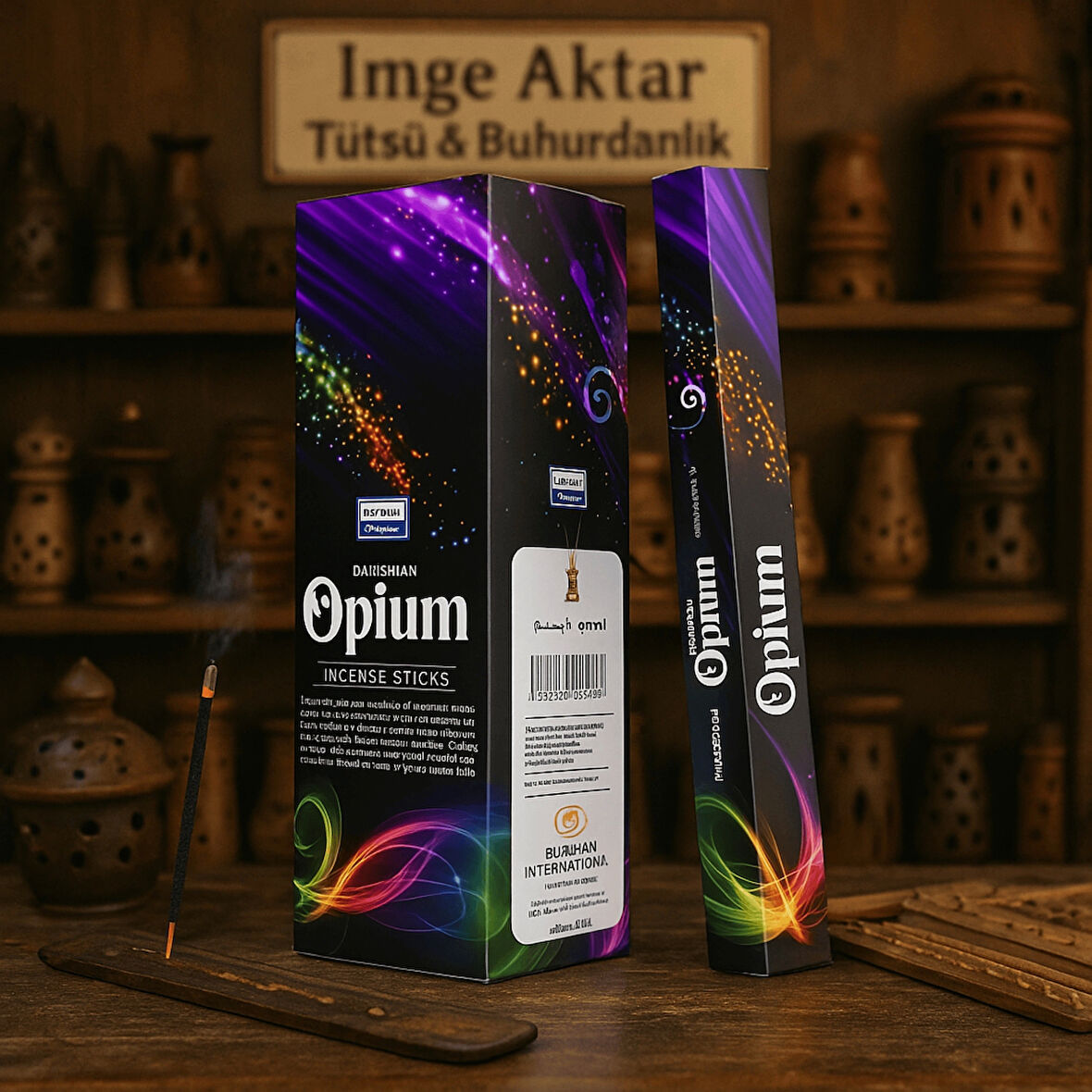 Darshan İncense Opium 20'li Çubuk Tütsü