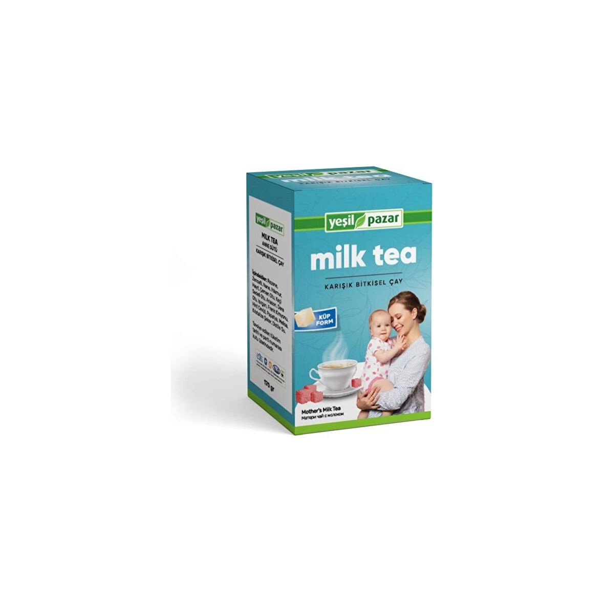 Yeşil Pazar Milk Tea Küp Çay 170 gr