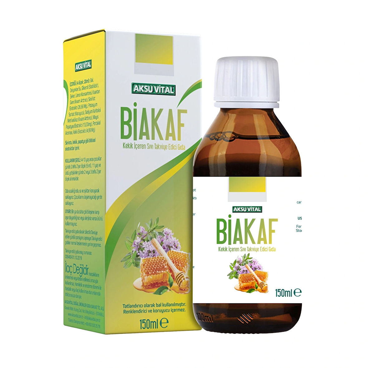 Biakaf Kekik İçeren Sıvı Takviye Edici Gıda