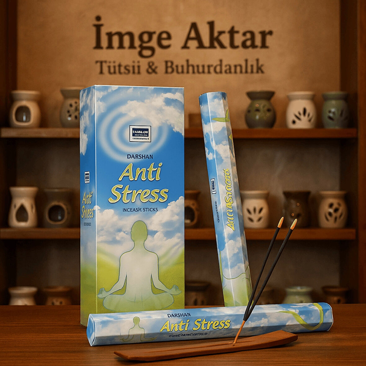 Darshan İncense Anti Stress 20'li Çubuk Tütsü