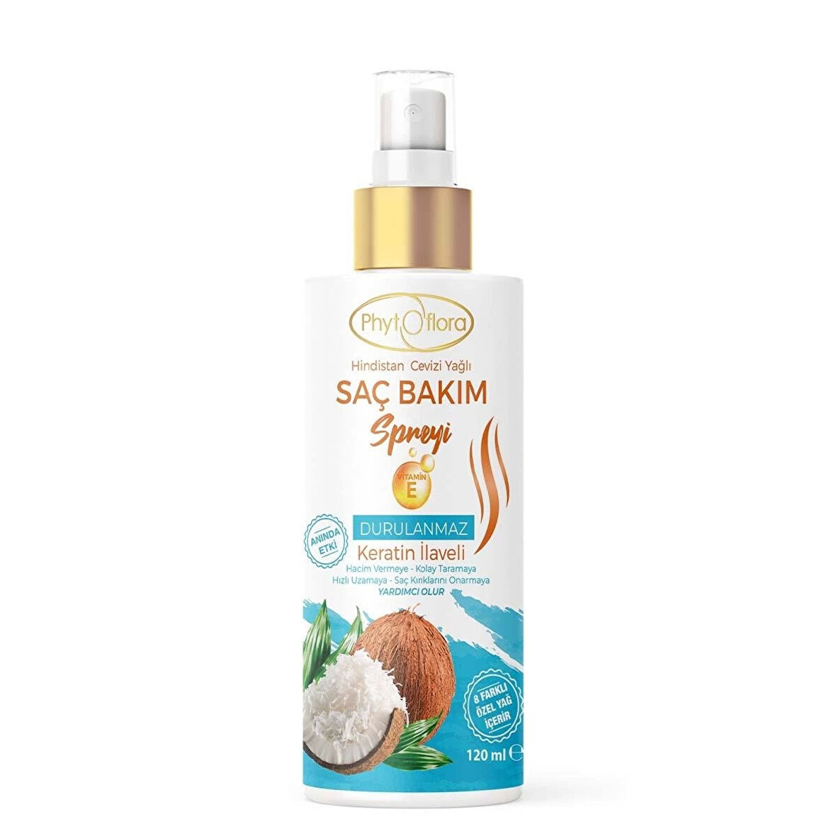 Hindistan Cevizli Saç Bakım Spreyi 120 Ml
