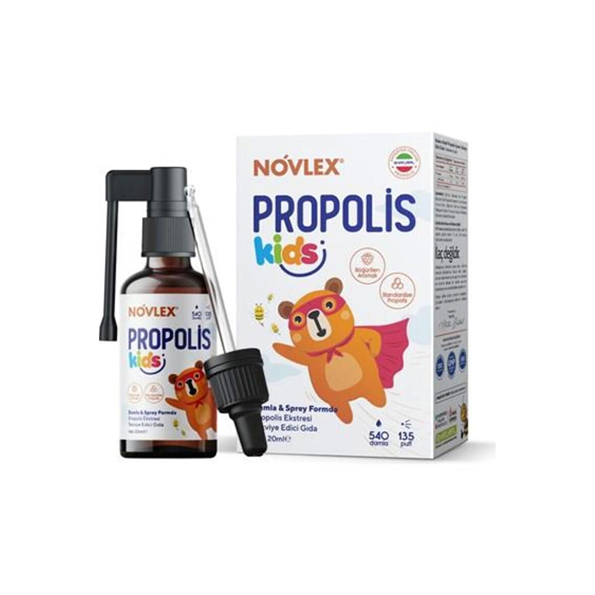 Novlex Kids® Propolis Ekstresi Sprey & Damla 20 Ml
