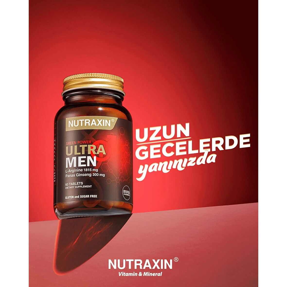 Nutraxin Ultra Men Erkeklere Özel Destek