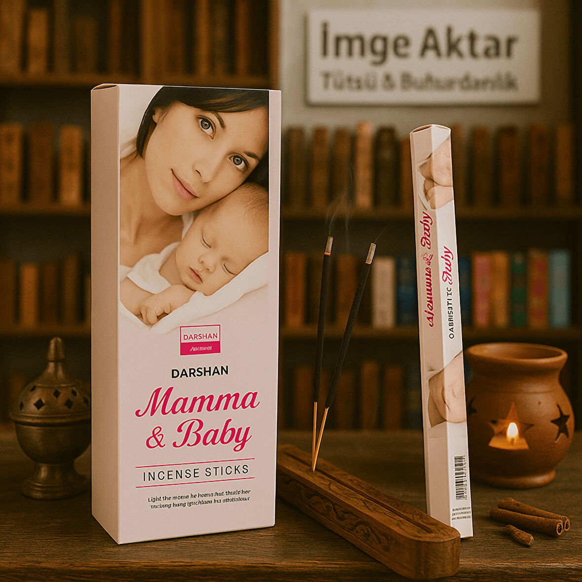 Darshan İncense Mamma&Baby 20'li Çubuk Tütsü
