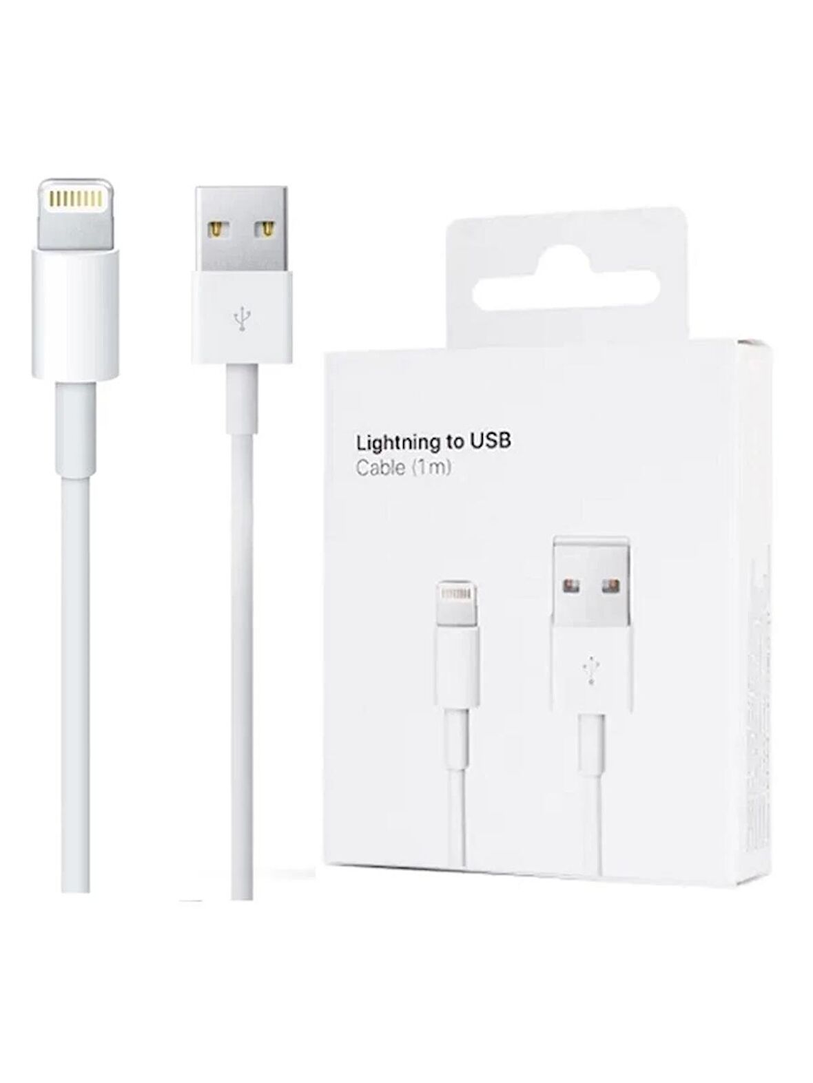 Iphone Uyumlu Şarj Aleti Kablosu 5 6 7 8 Plus Xs Max 1m Lightning Usb Kablosu