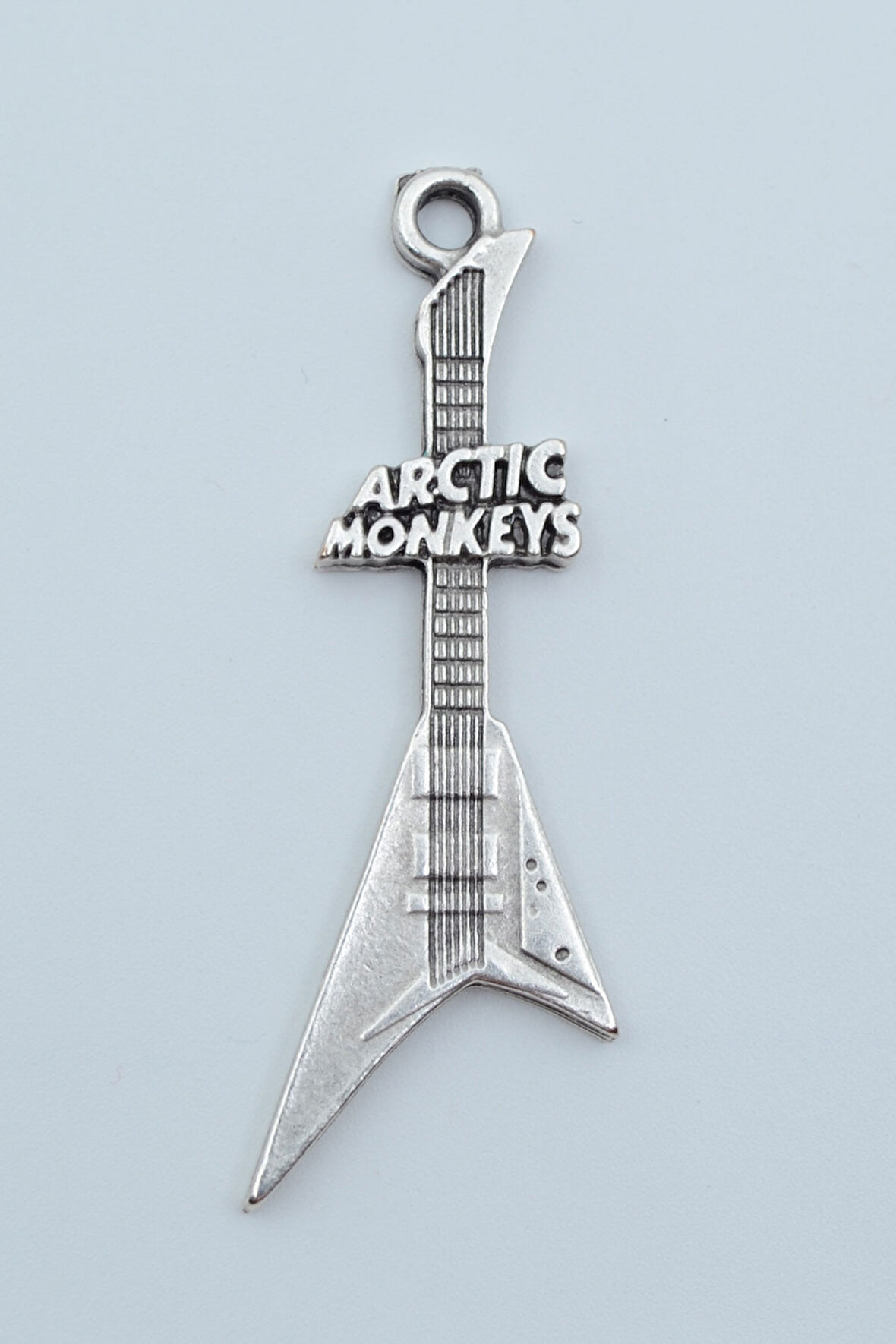 Arctic Monkeys Elektro Gitar Gümüş Kaplama Kolye Ucu