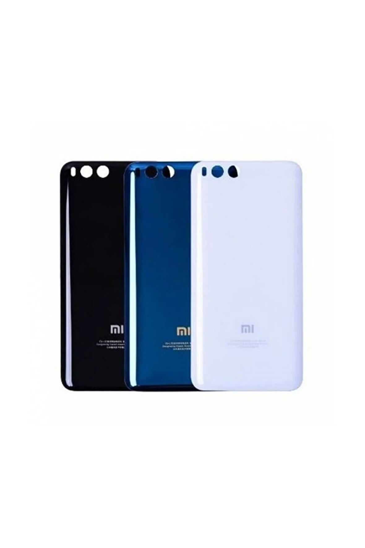Xiaomi Mi 6 Arka Kapak Pil Kapağı Siyah