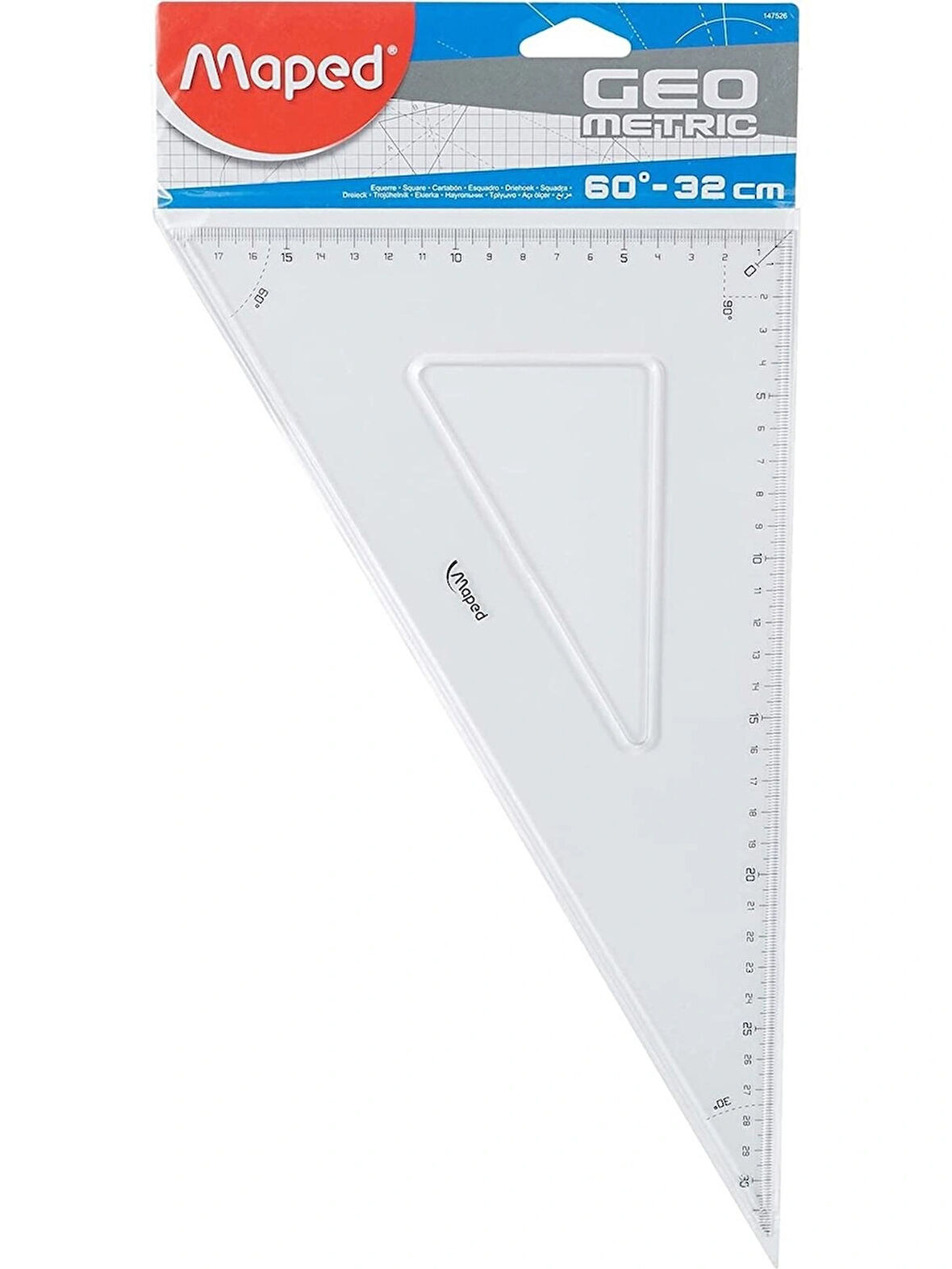 147526 32 cm Teknik Gönye 60°