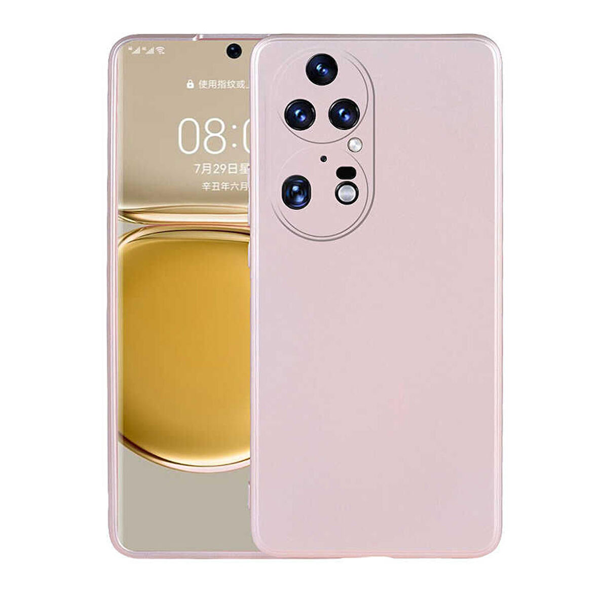Gpack Huawei P50 Pro Kılıf Mat Lüx Kamera Korumalı Premier Mat Silikon