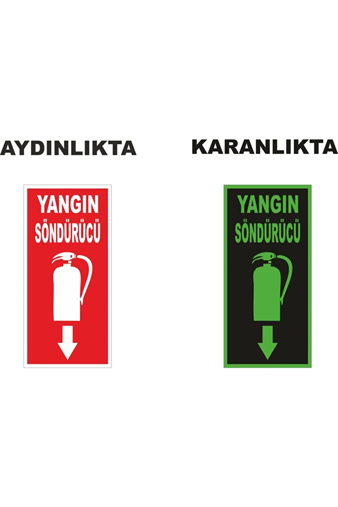 Yangın Söndürücü Fosforlu Levha
