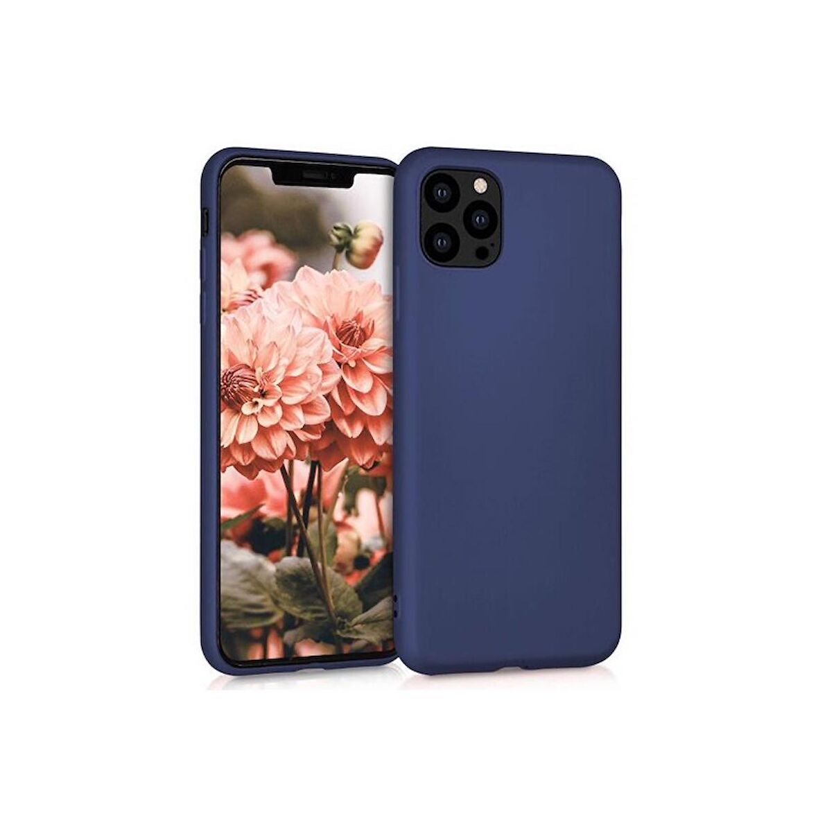Smcase iPhone 13 Pro Max Kılıf Lüks Mat Silikon  Nano Ekran Koruyucu  Kamera Koruyucu