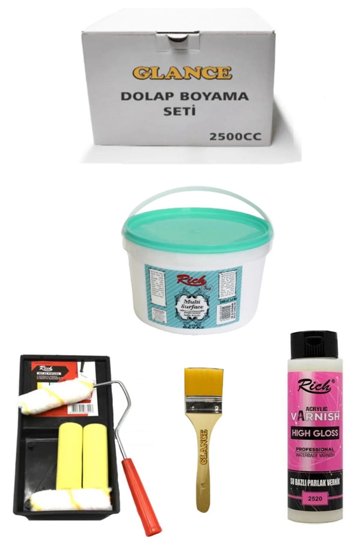 MULTİ SURFACE 2500 CC - BEYAZ TAVALI RULO SET