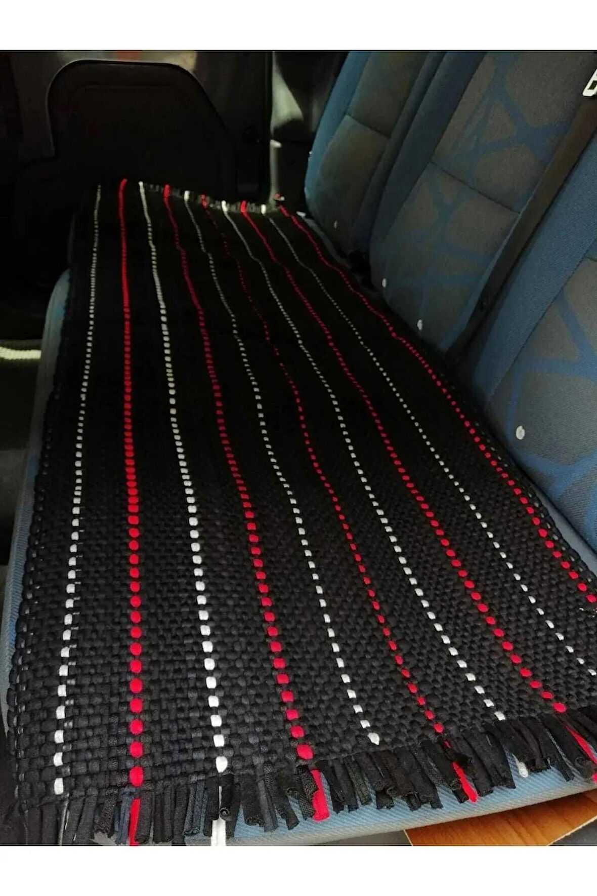 Terletmez 3'lü Minder Set Serme Kilim Serme Oto Minderi