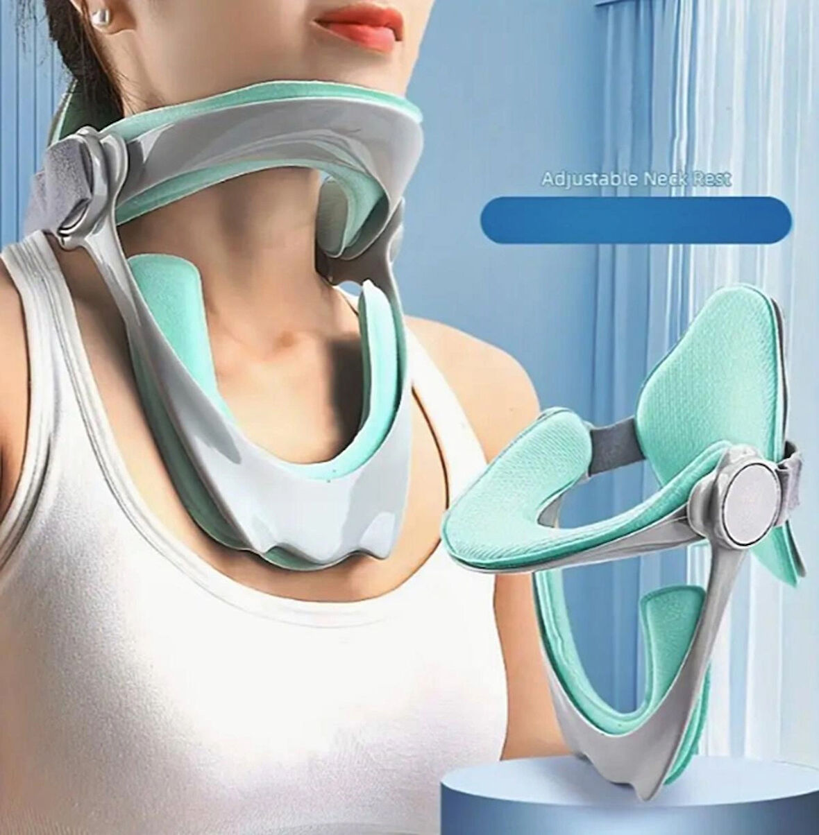 Ayarlanabilir Boyun Desteği Yetişkinler ve Çocuklar için Ergonomik Duruş Düzeltici -NO1-