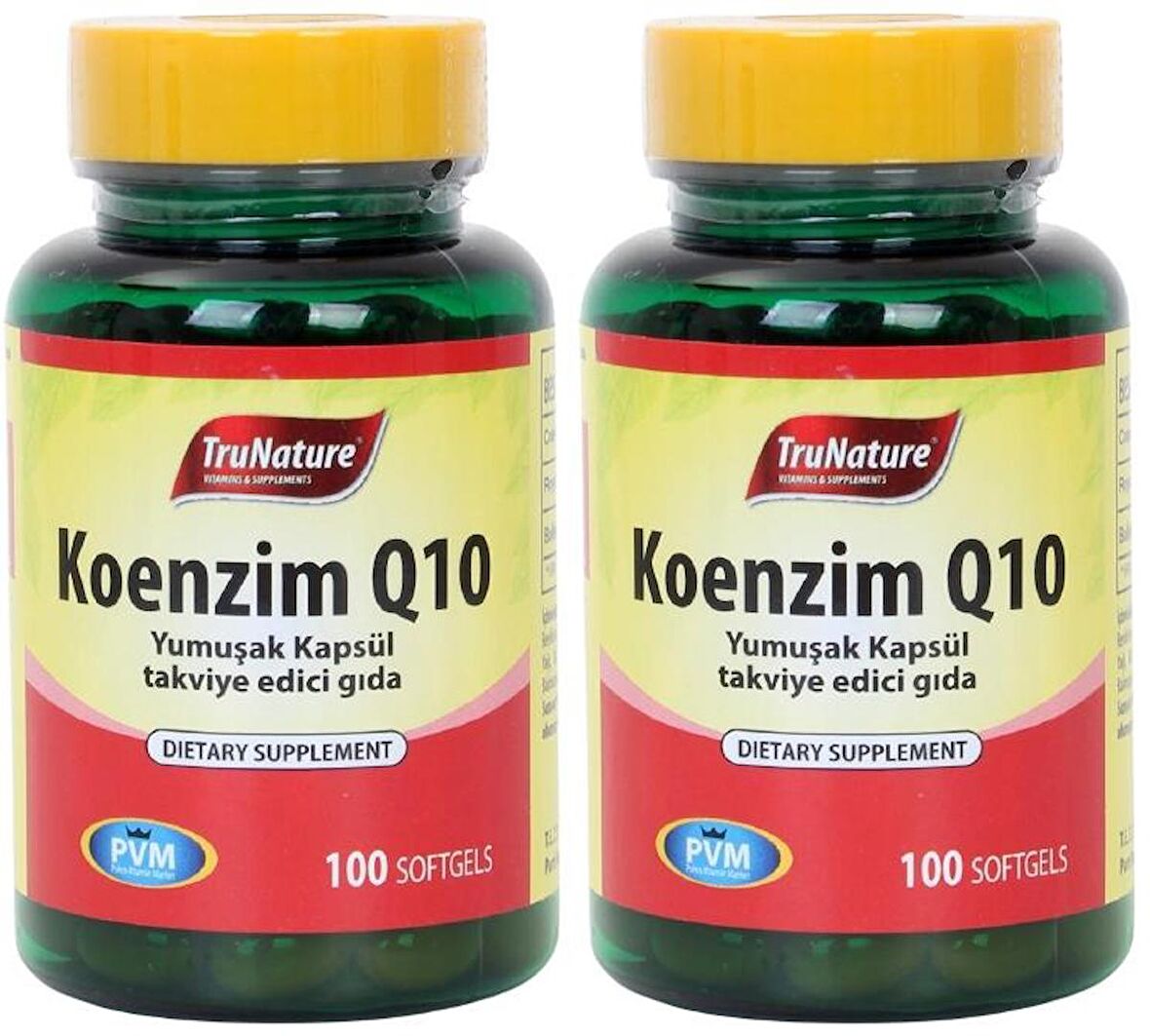 Trunature Koenzim Q10 2x100 Softgel Coenzyme Royal Jelly Omega 3 