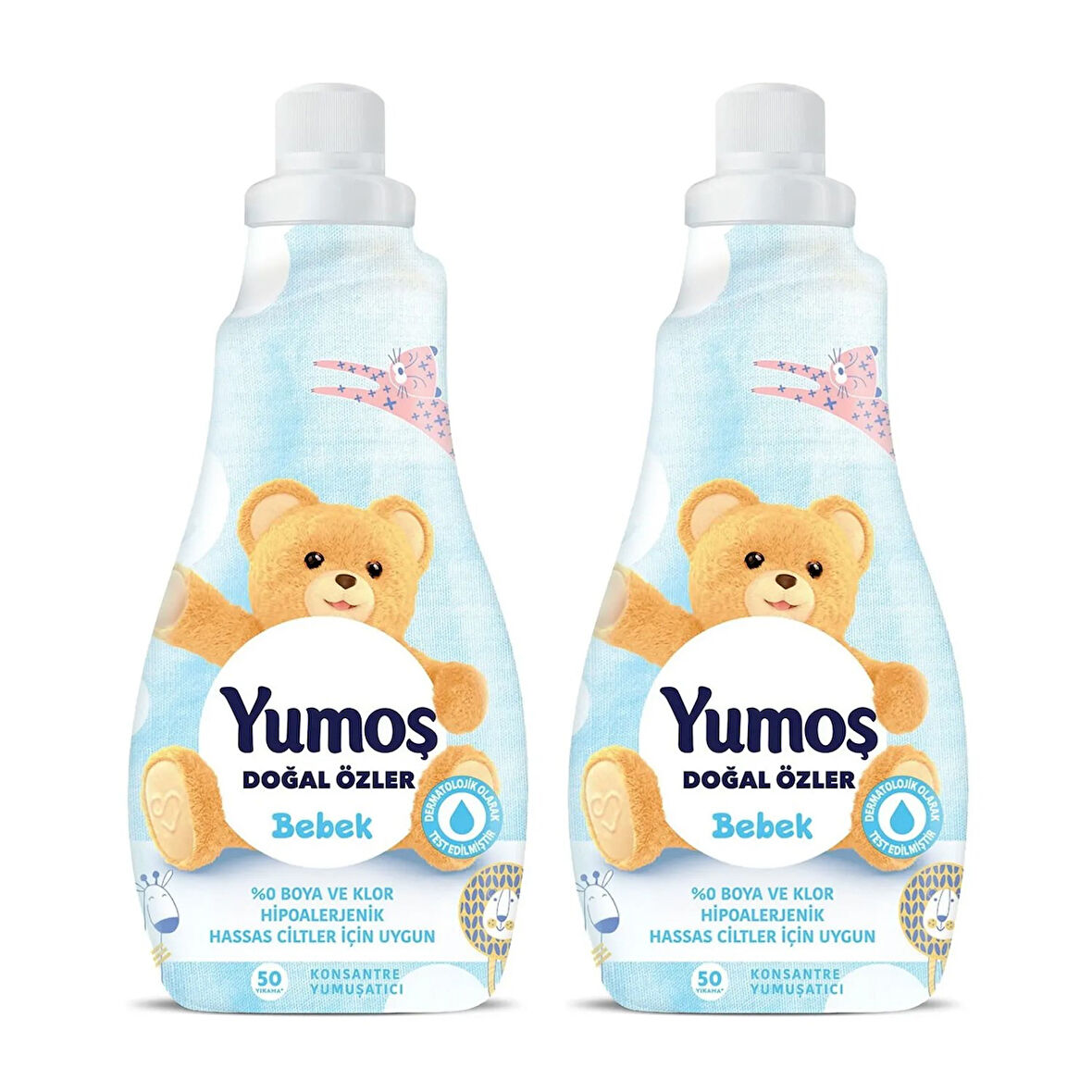 Yumoş Doğal Özler Bebek 1200 ml Kons.Yumuşatıcı 2 li