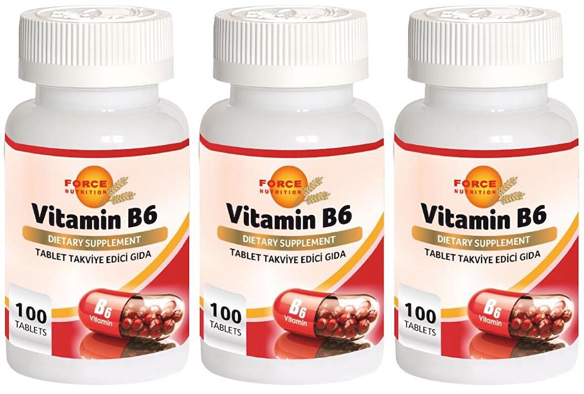Vitamin B6 Vitamini 3x100 Tablet