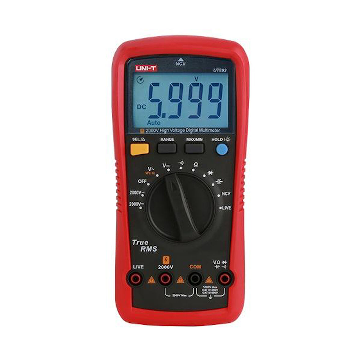 UT-892 2000v Yüksek Gerilim Dijital Multimetre