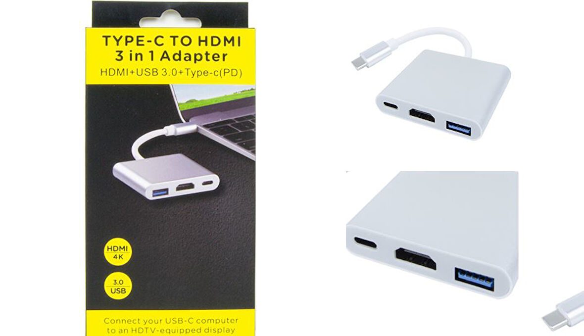 IRT-D08 TYPE-C TO HDMI + USB + PD 3.0;Class