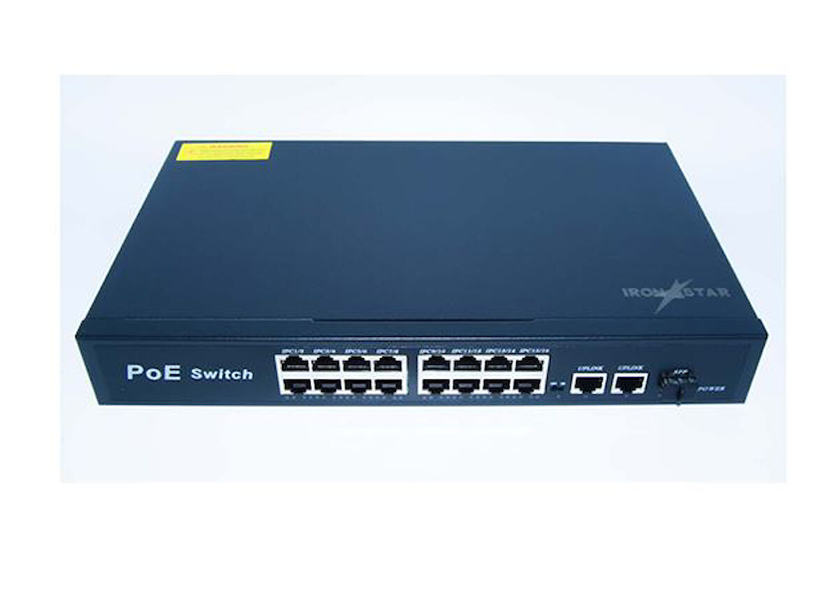 IRS 162 IRONSTAR 16 PORT 10/100 - 2 PORT 10/100/1000 - 1 SFP;Class