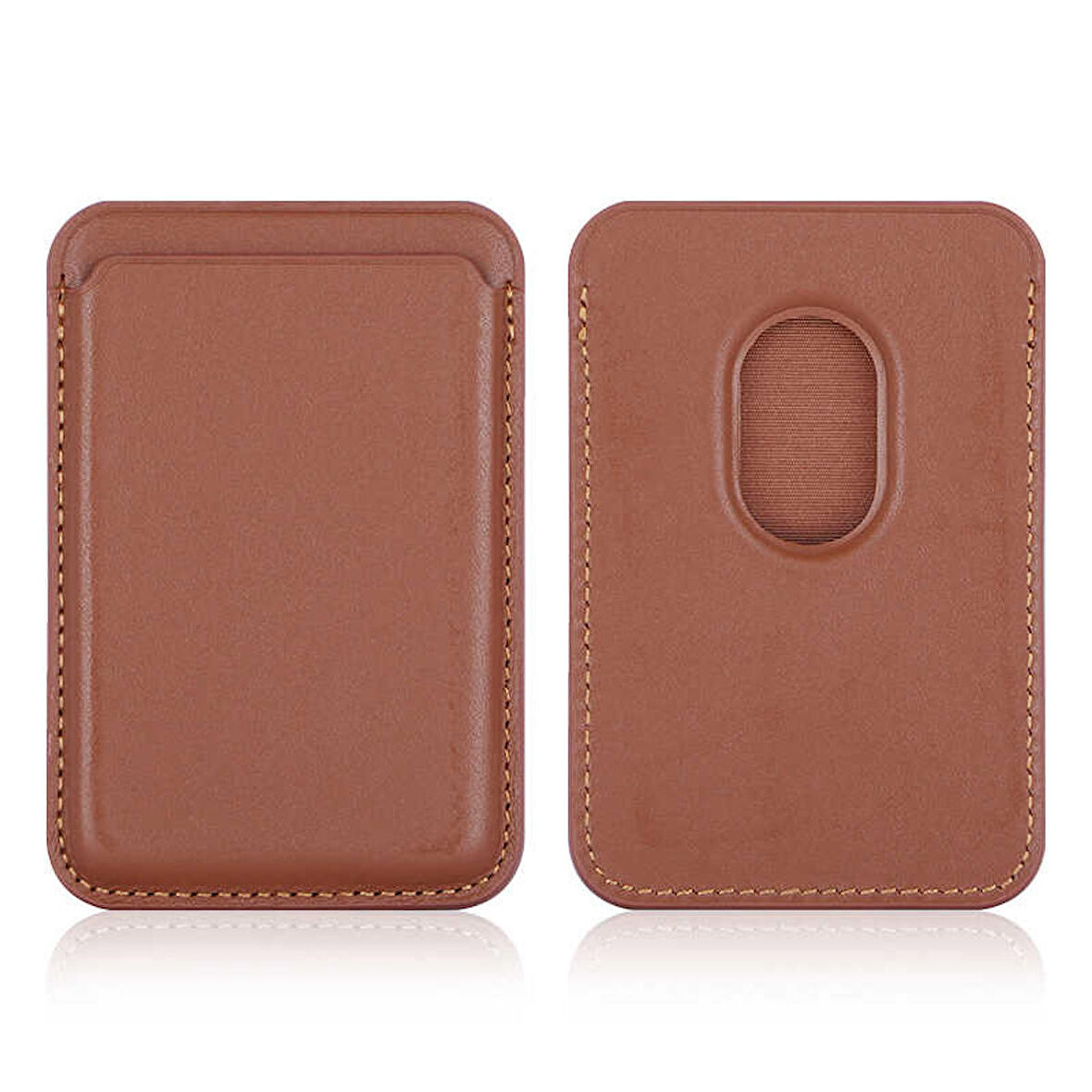 Smcase iPhone 13 Pro Max Kılıf Kartlıklı Cardsafe Deri Mıknatıslı Silikon