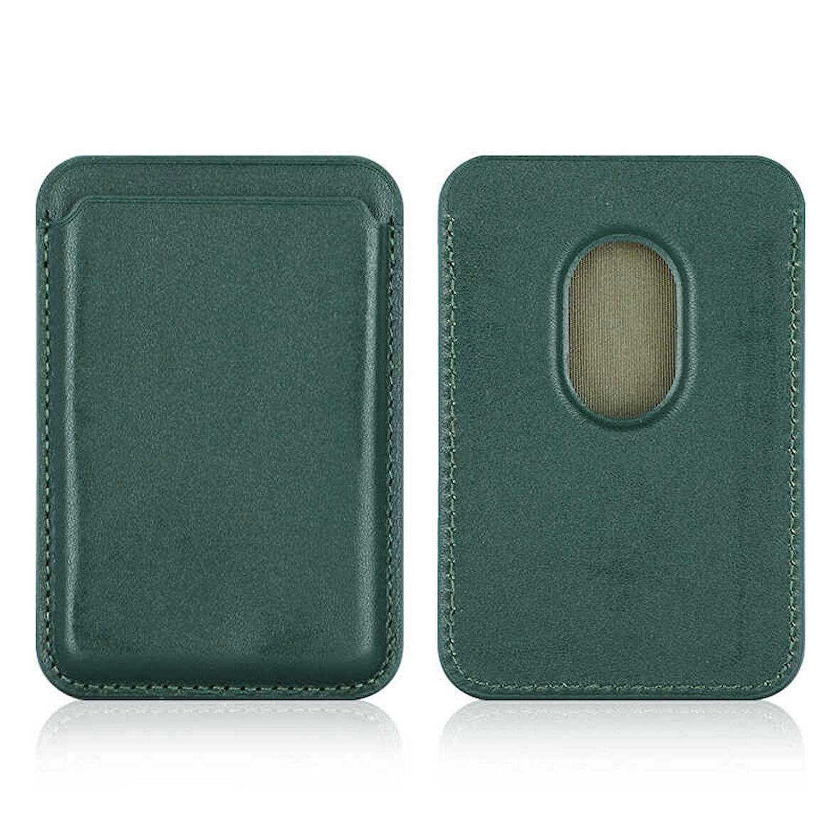 Smcase iPhone 13 Kılıf Kartlıklı Cardsafe Deri Mıknatıslı Silikon