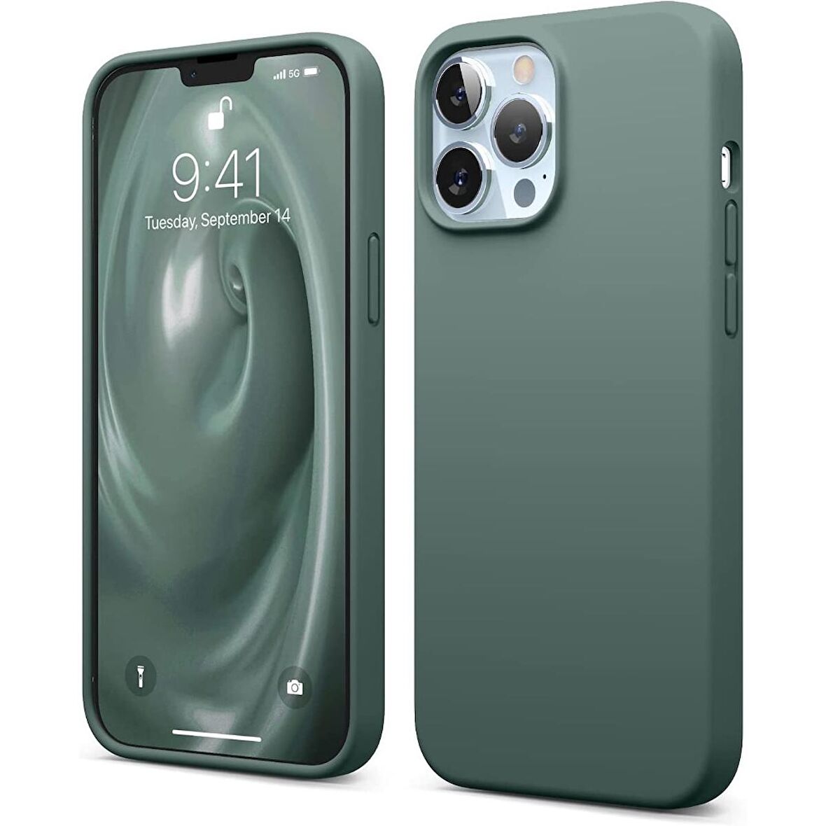 Smcase iPhone 13 Pro Max Kılıf Silk Liquid Lansman Silikon