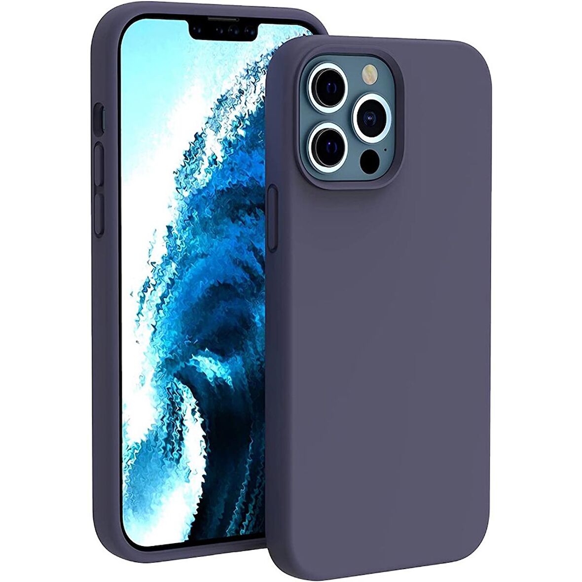 Smcase iPhone 13 Pro Kılıf Liquid Lansman Mara Silikon