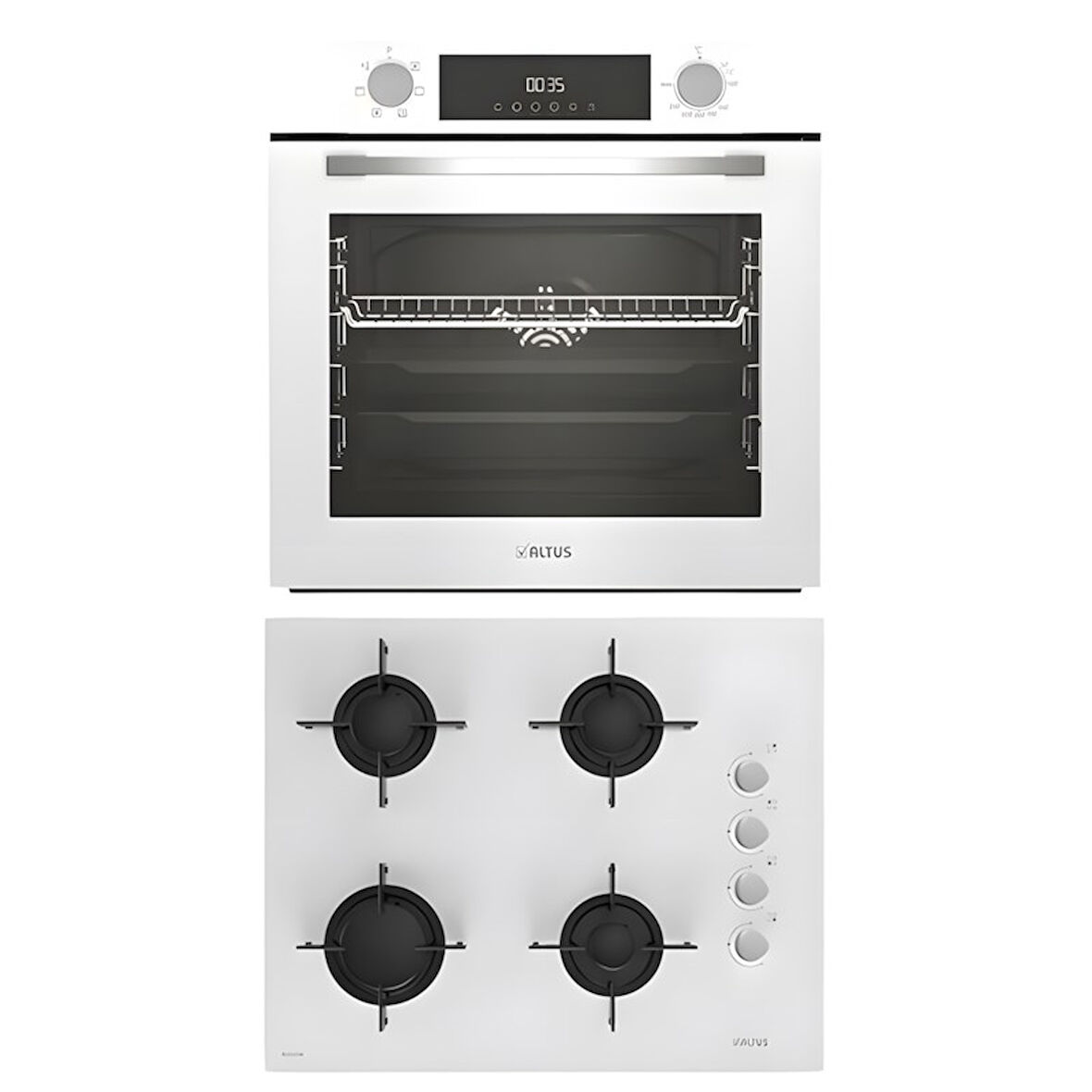 Altus ALA 322 W Fırın 159 DW Ocak 2'Li Ankastre Set