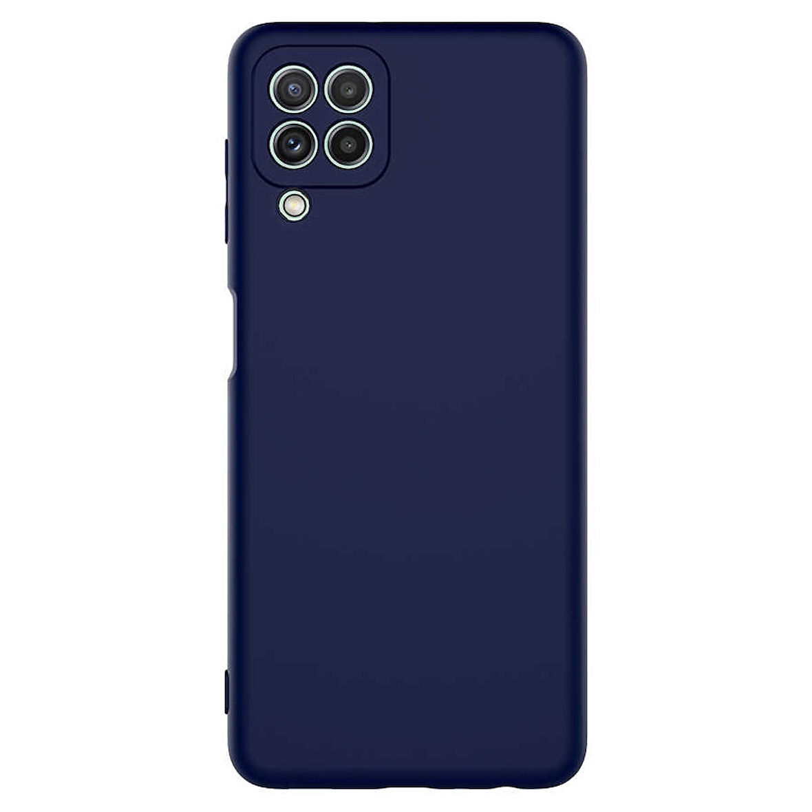 Smcase Samsung Galaxy M32 4G Kılıf Kamera Korumalı Lansman Mat Silikon  Nano Ekran Koruyucu
