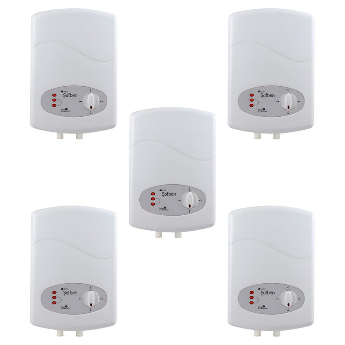 İhlas Aura 105A6 Elektrikli Şofben 5 Adet