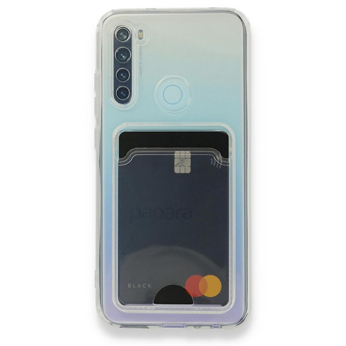 Smcase Xiaomi Redmi Note 8 Kılıf Kamera Korumalı Kartlıklı Silikon