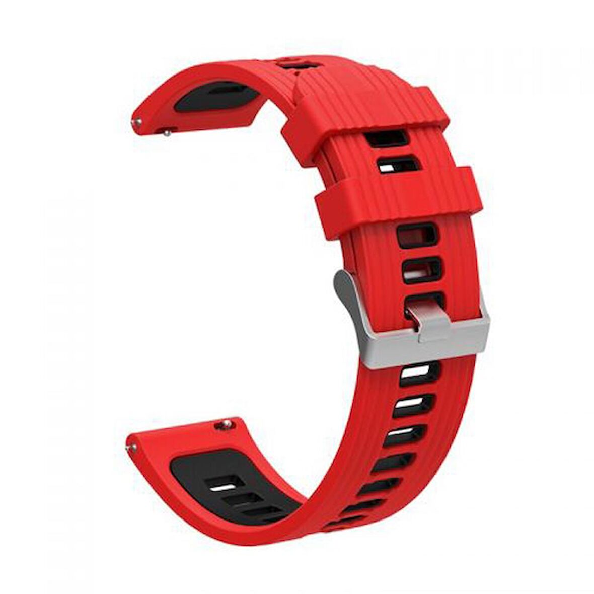 Gpack Amazfit GTR 3 Kordon Delikli Çift Renk Şık Tasarım KRD 55 