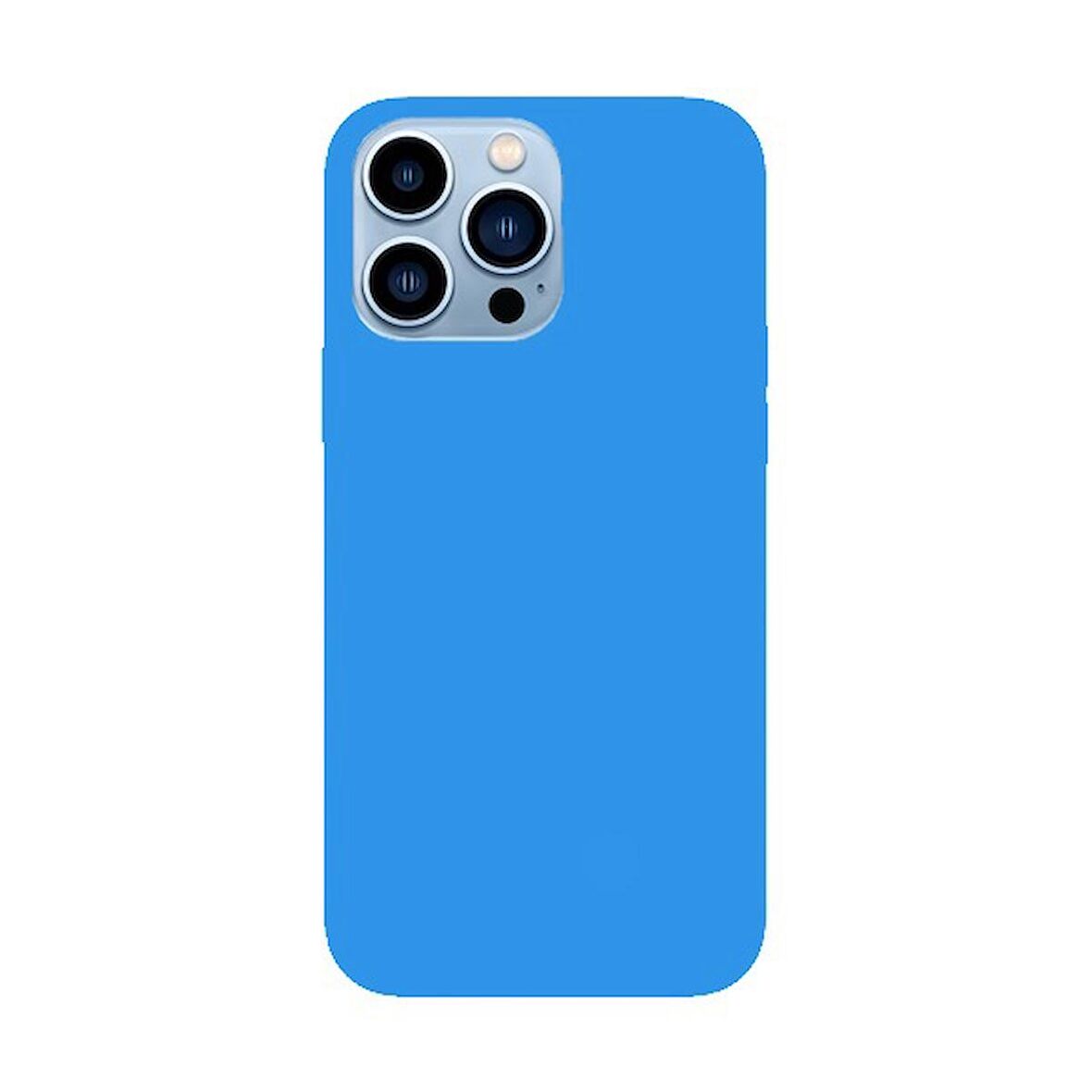 Smcase iPhone 13 Pro Max Kılıf Oley Soft Tpu İçi Süet Silikon  Nano Ekran Koruyucu