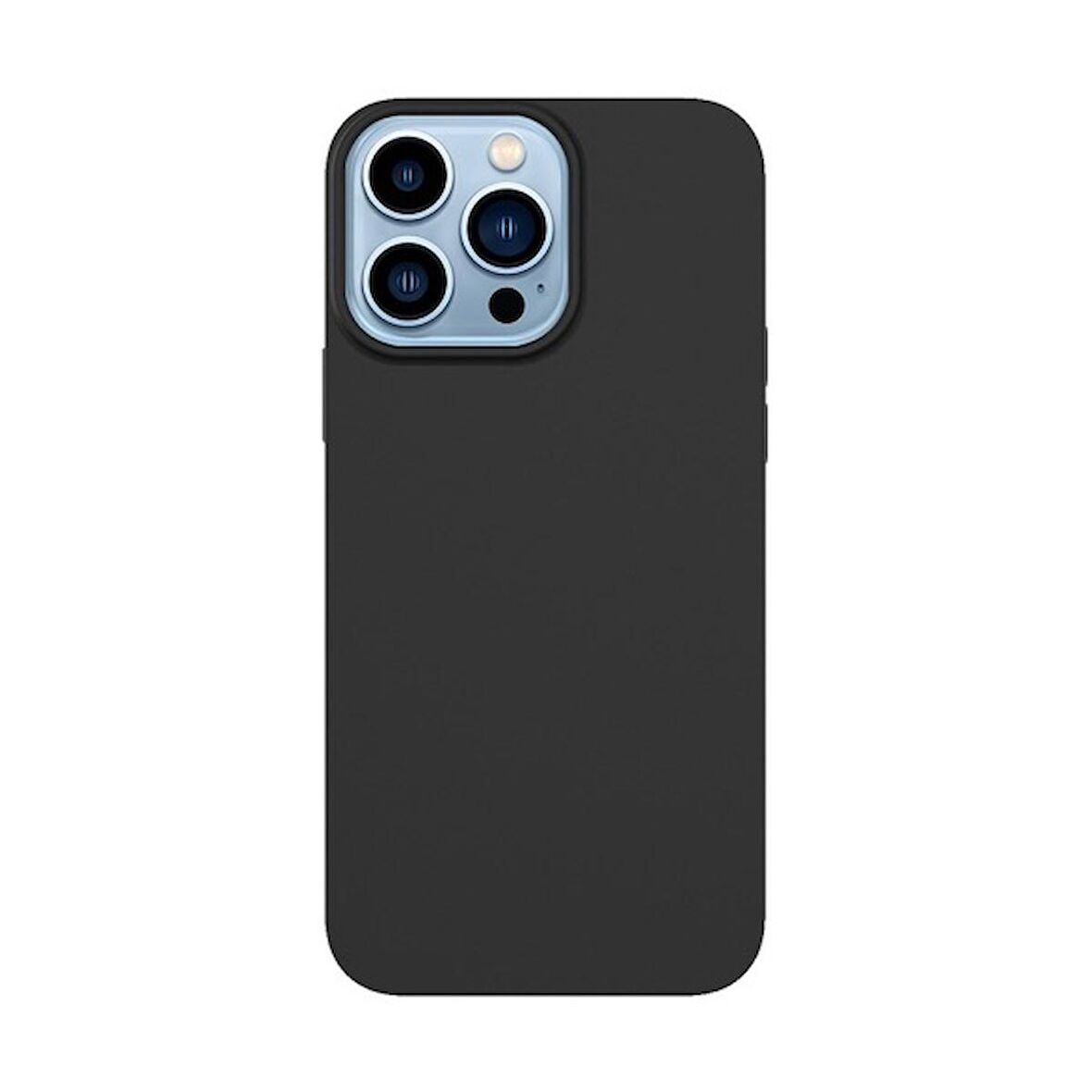 Smcase iPhone 13 Pro Max Kılıf Oley Soft Tpu İçi Süet Silikon  Tam Kapatan Ekran Koruyucu