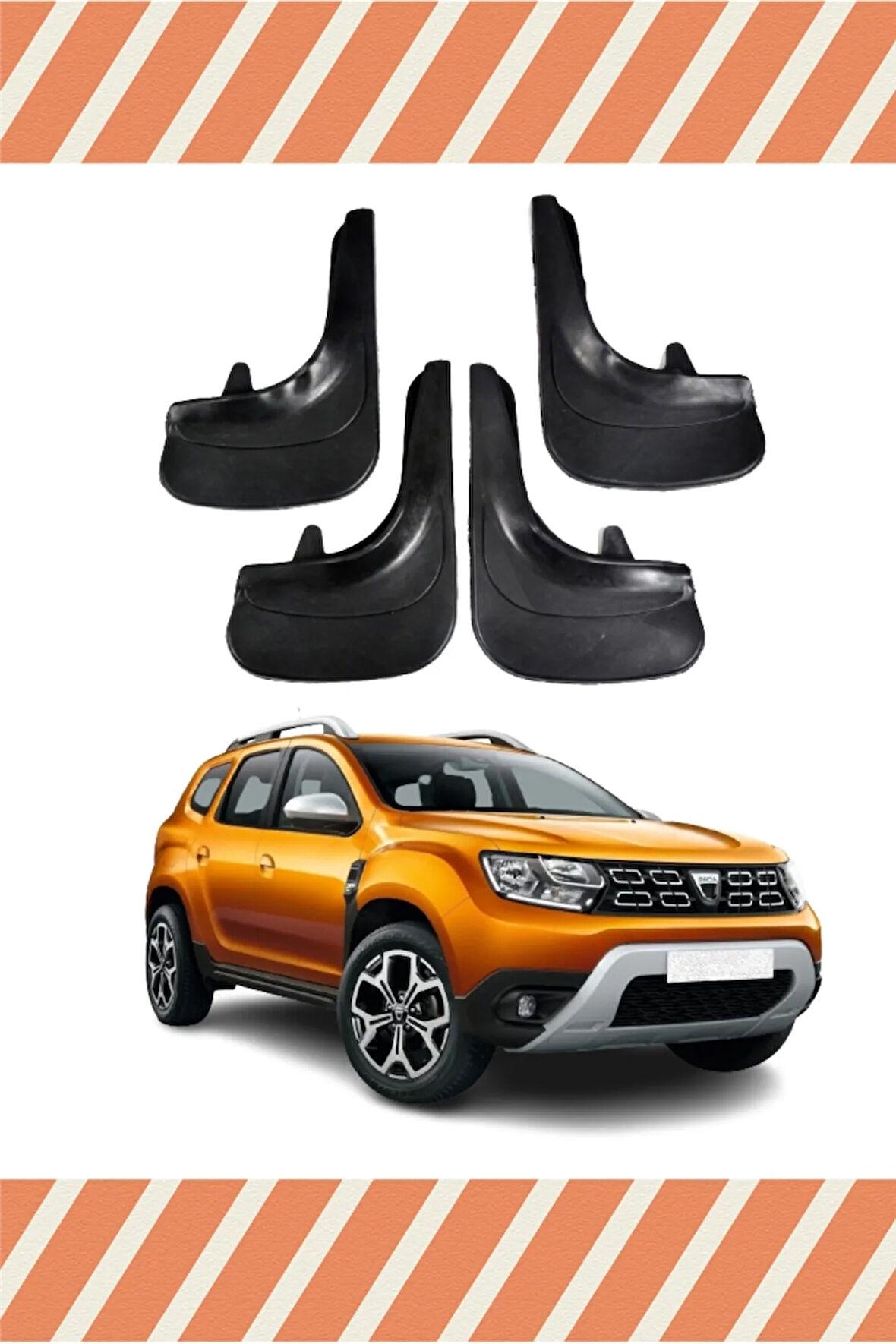 Dacia Duster 2017 sonrası 4’lü tozluk çamurluk paçalık kaliteli koruma