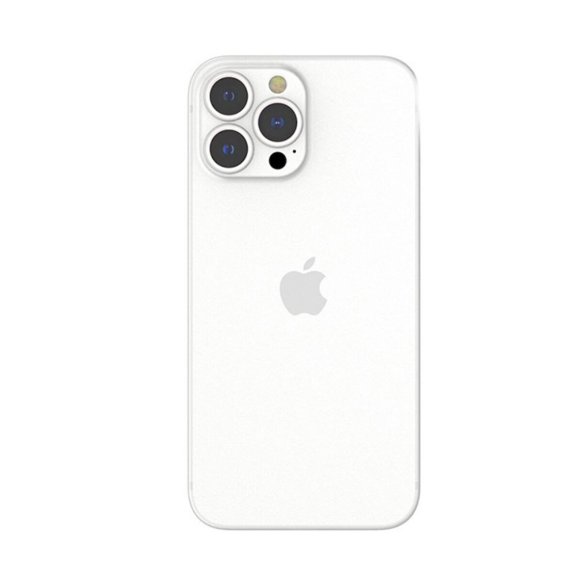 Smcase iPhone 13 Pro Kılıf Kamera Korumalı PP Hayalet Silikon