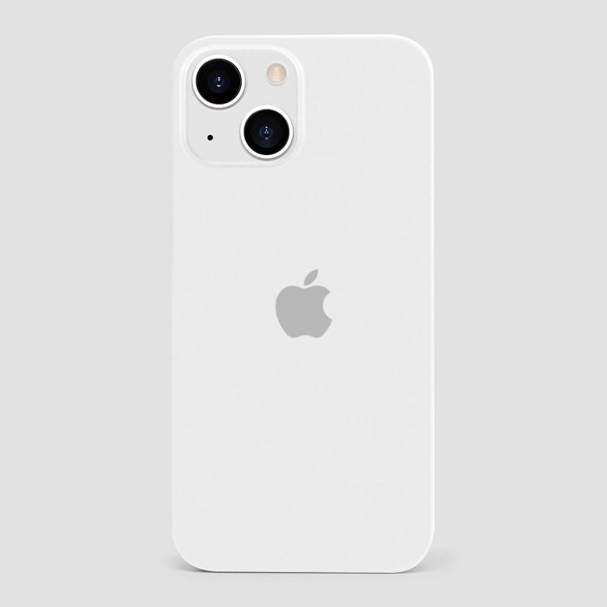 Smcase iPhone 13 Mini Kılıf Kamera Korumalı PP Hayalet Silikon