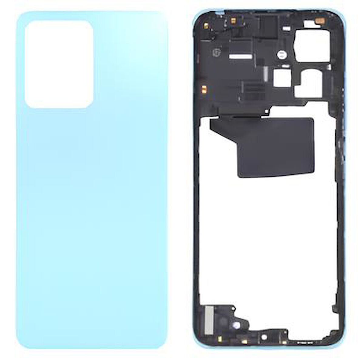 Xiaomi Redmi NOTE 12 - 4G - FULL KASA Arka Kapak Takım YEŞİL