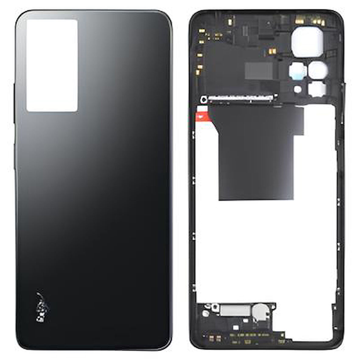 Xiaomi Redmi NOTE 12 PRO  -4G-  FULL KASA Arka Kapak Takım SİYAH