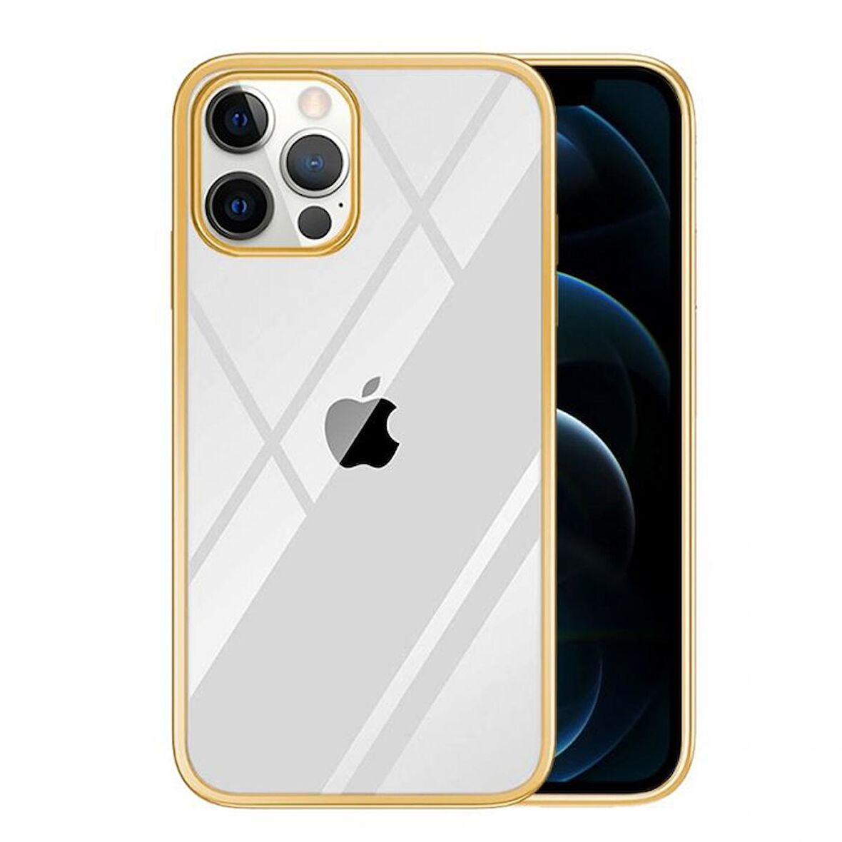 Smcase iPhone 13 Pro Max Kılıf Pixel Tareks Sert Silikon  Nano Ekran Koruyucu