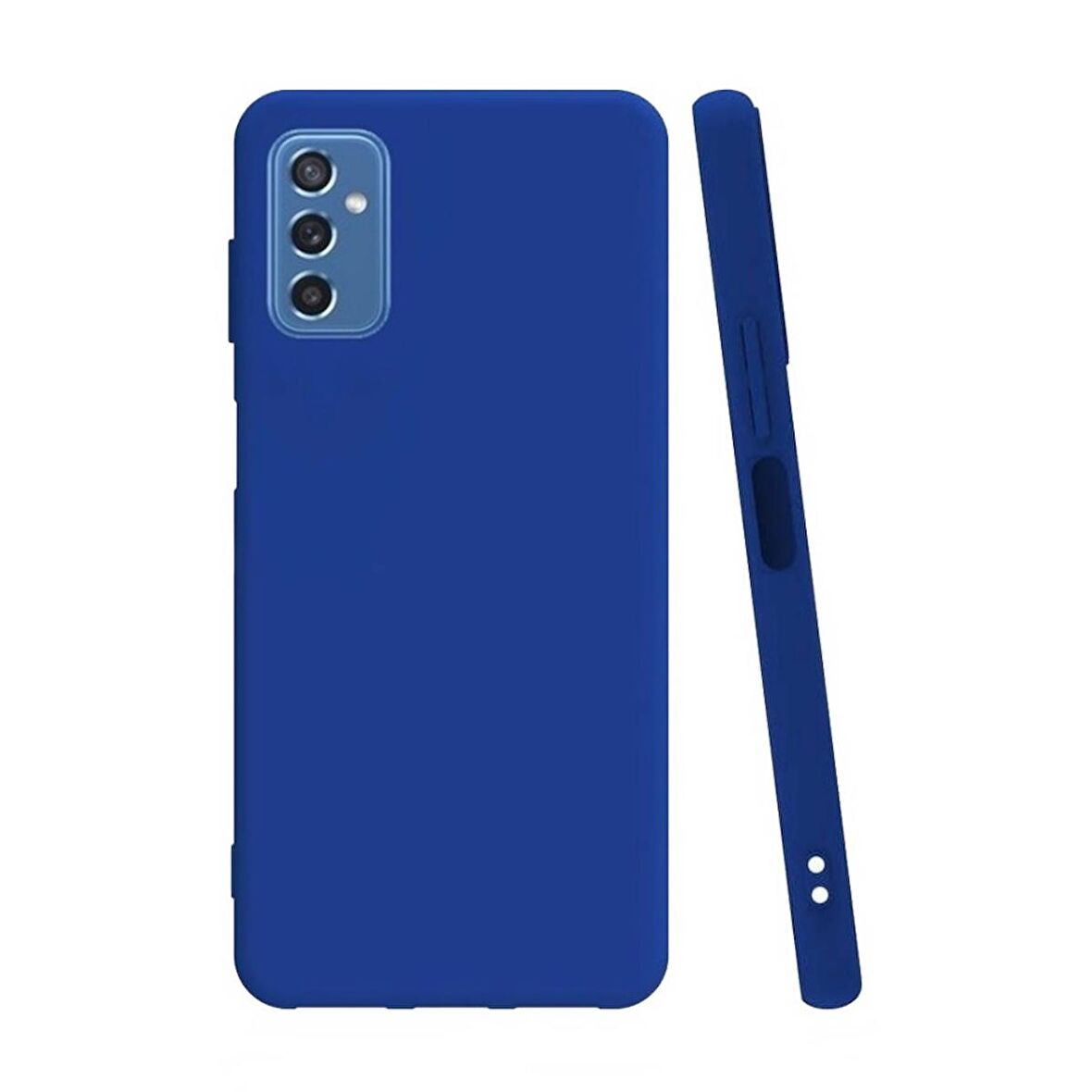 Smcase Samsung Galaxy M52 5G Kılıf Mat Biye Silikon  Nano Ekran Koruyucu