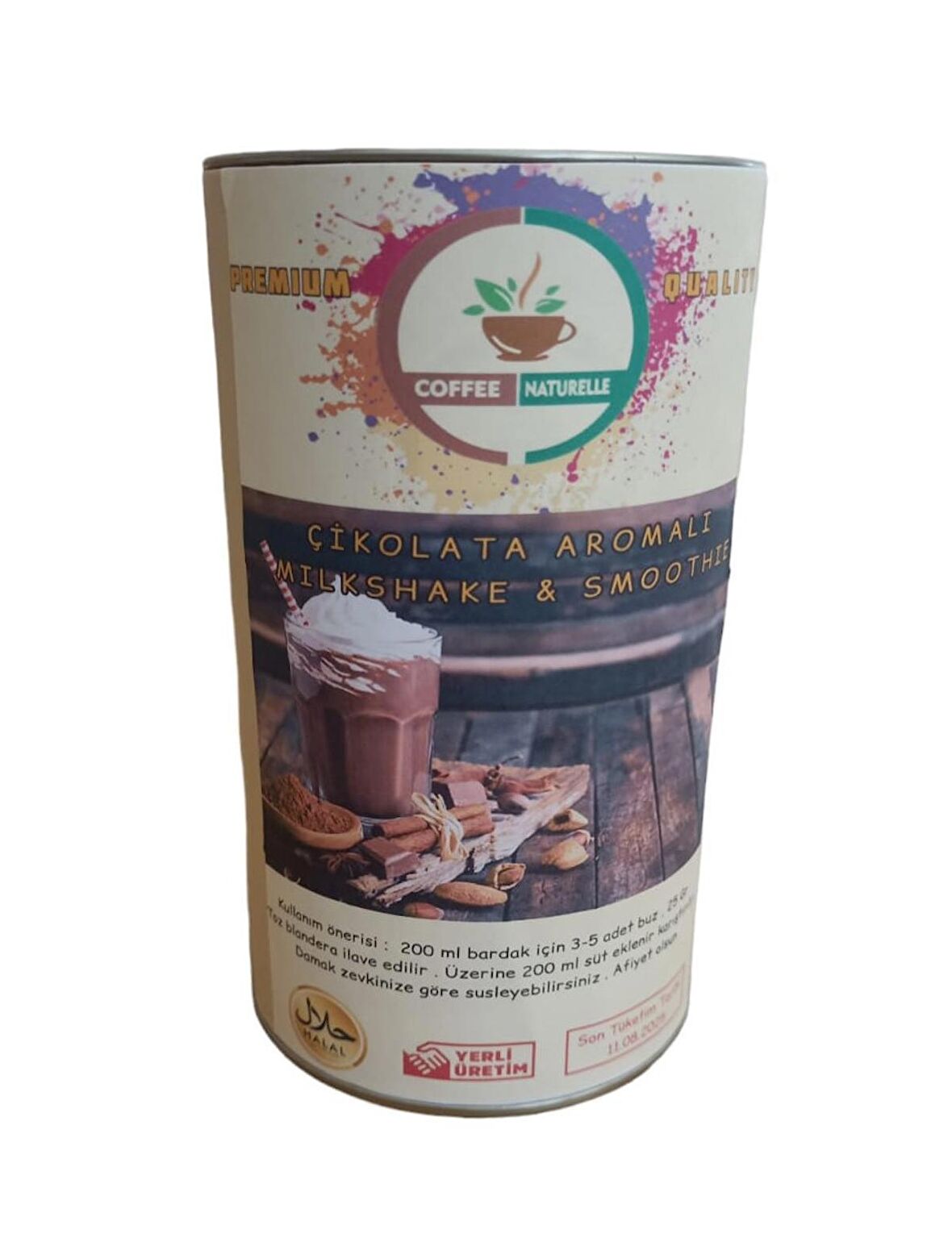 Çikolata Aromalı Milkshake Smootie 500 gr