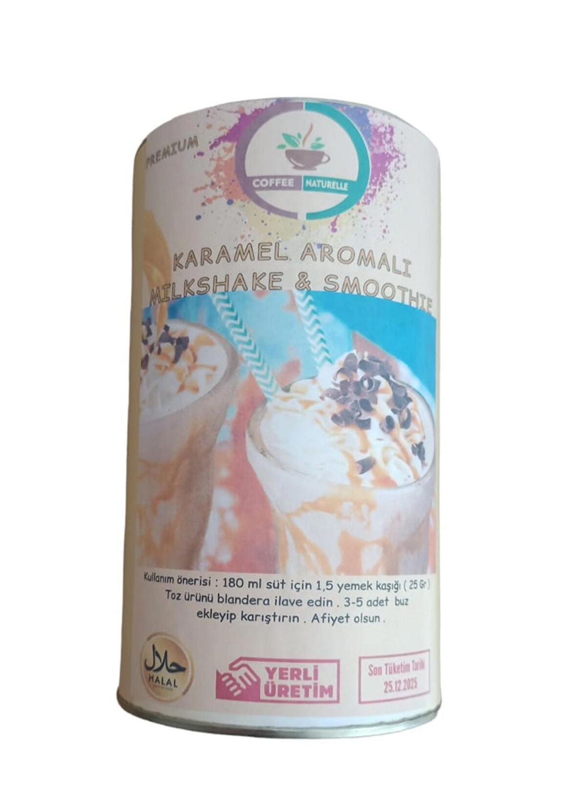 Karamel Aromalı Milkshake Smootie 500 gr