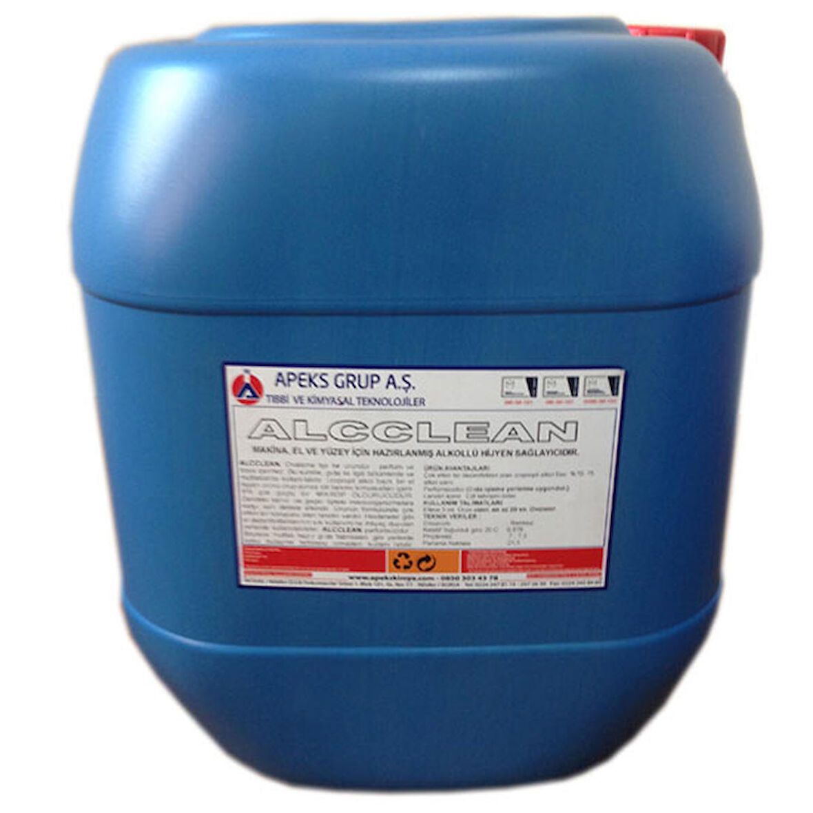 Alc Clean Makine El Ve Yüzey İçin Alkollü Hijyen Sağlayıcı - 30 Lt