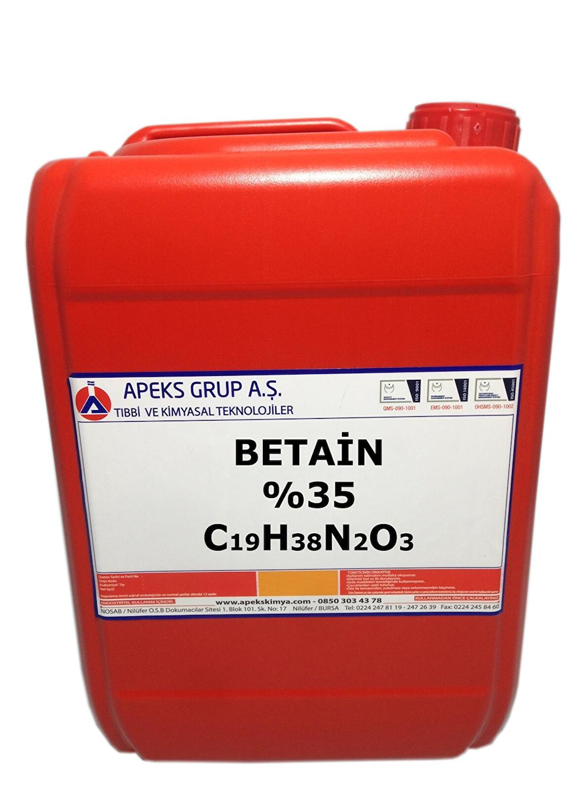 BETAİN - %35 - 10 Kg