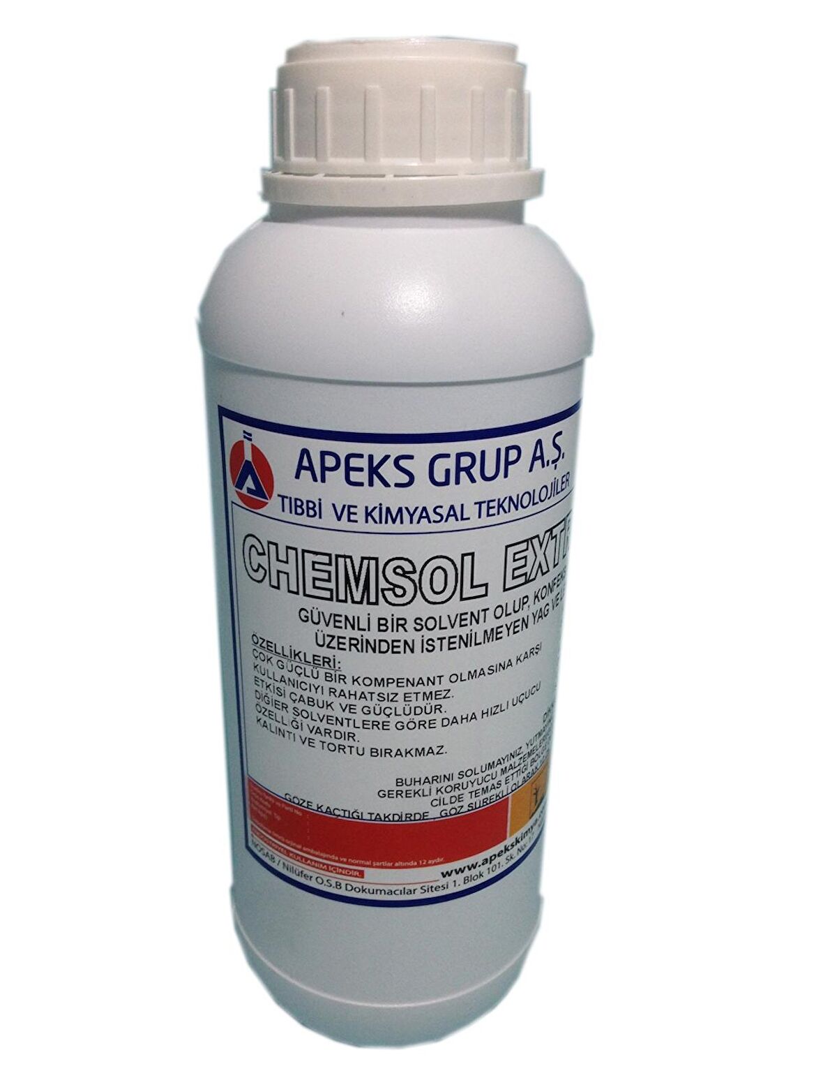 CHEMSOL EKSTRA Konfeksiyon İçin Güçlü Yağ ve Leke Sökücü - 1 Kg