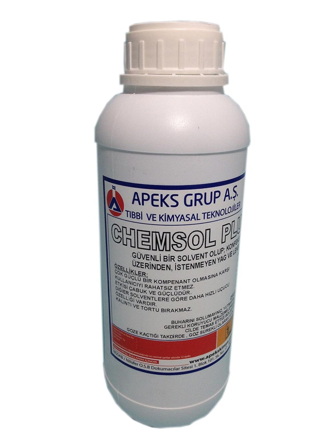 CHEMSOL PLUS Tekstil ve Konfeksiyon İçin Güçlü Yağ ve Leke Sökücü - 1 Kg