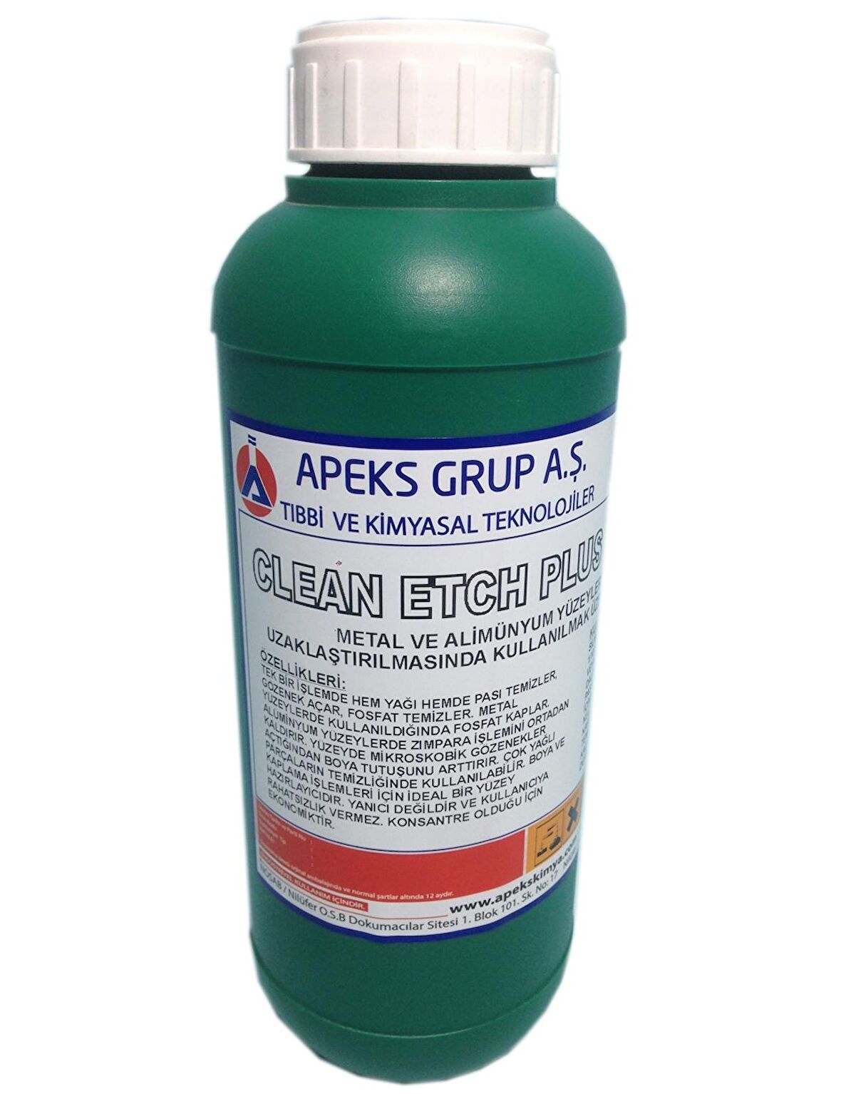 CLEAN ETCH PLUS Konsantre Güçlü Pas ve Yağ Alıcı - 1 Kg