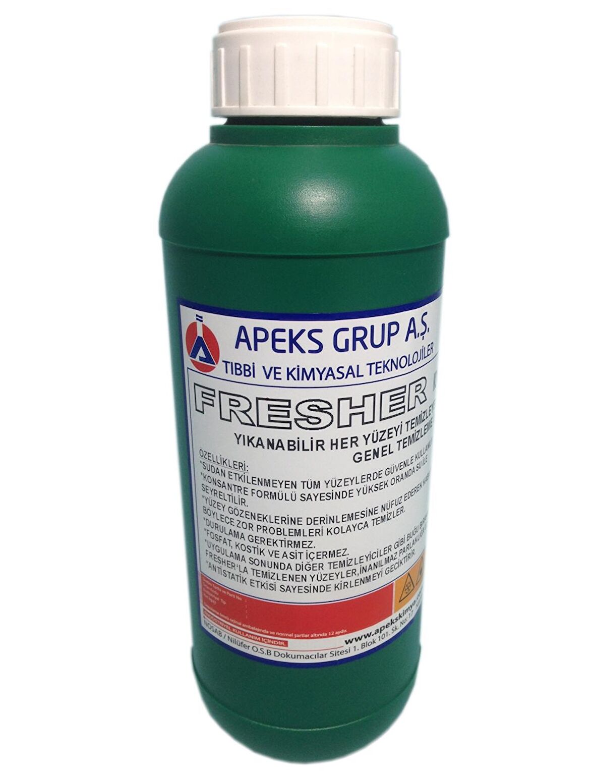 FRESHER Konsantre Kıvamlı Güçlü Genel Temizleyici - 1 Kg